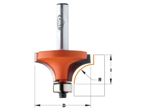 CMT FREZ HM R=16 D=44,5 I=22 S=8 ZAOKRĄGLAJĄCY Z ŁOŻYSKIEM...