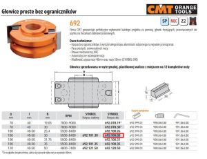 CMT GŁOWICA D=100 I=40-50 F=30 MEC ALU RPM=5500-8400 ... - image 2
