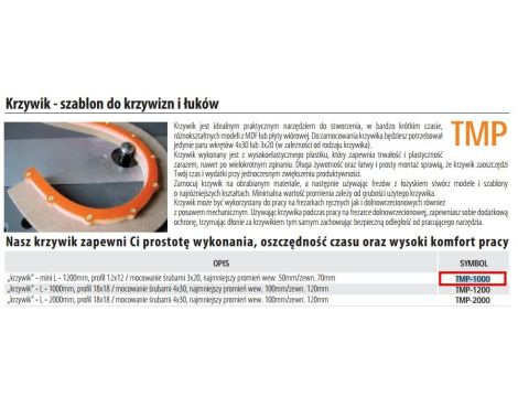 CMT KRZYWIK MINI L=1200 PROFIL 12x12... . - 2