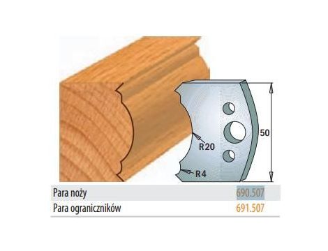 CMT NOŻE HSS 50x4mm    690.507 .