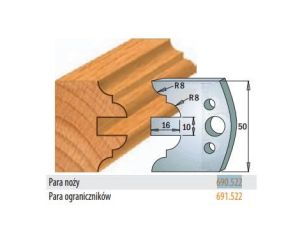CMT NOŻE HSS 50x4mm    690.522 .