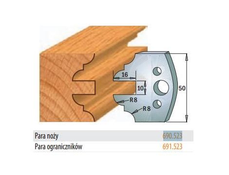 CMT NOŻE HSS 50x4mm    690.523 .