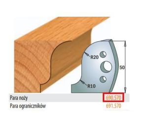 CMT NOŻE HSS 50x4mm    690.570 .