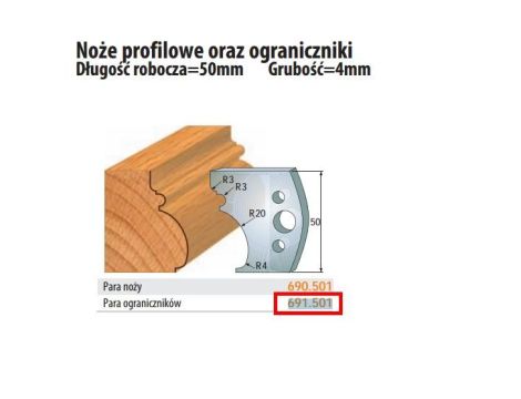 CMT OGRANICZNIKI 50mm   691.501 .