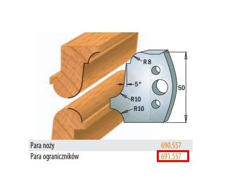 CMT OGRANICZNIKI 50mm   691.557 .