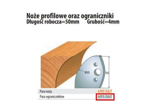 CMT OGRANICZNIKI 50mm   691.567 .