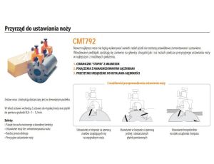 CMT ZESTAW DO USTAWIANIA NOŻY .
