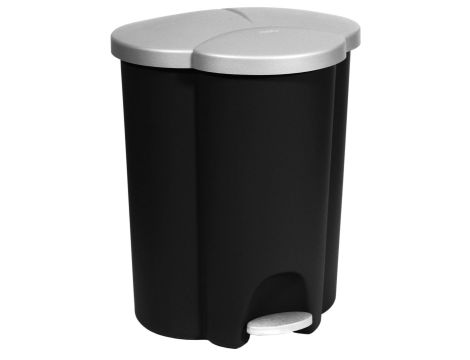 CURVER KOSZ DO SEGREGACJI ŚMIECI  3 POJEMNIKI 40L  /CZARNY/ SREBRNY