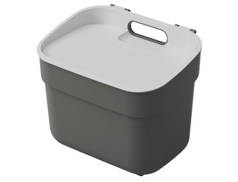 CURVER KOSZ DO SEGREGACJI ŚMIECI  5L  /CIEMNY SZARY/ JASNY SZARY