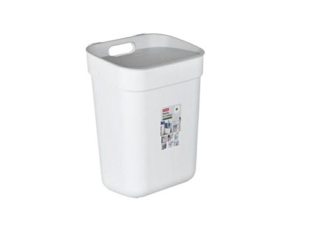 CURVER KOSZ DO SEGREGACJI ŚMIECI 10L  /BIAŁY/ JASNY SZARY
