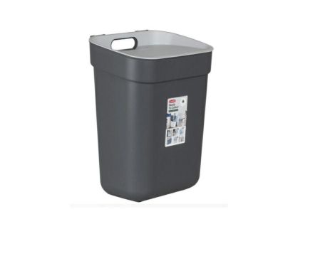 CURVER KOSZ DO SEGREGACJI ŚMIECI 10L /CIEMNY SZARY/ JASNY SZARY