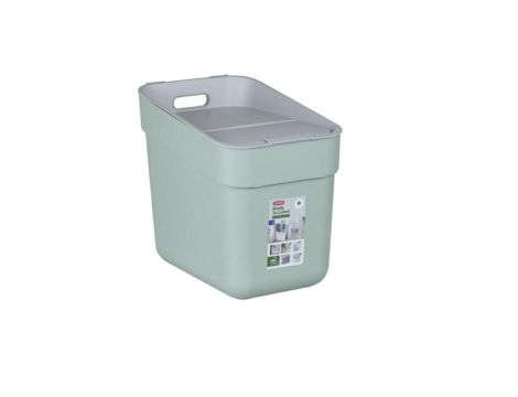 CURVER KOSZ DO SEGREGACJI ŚMIECI 20L  /ZIELONY/ JASNY SZARY