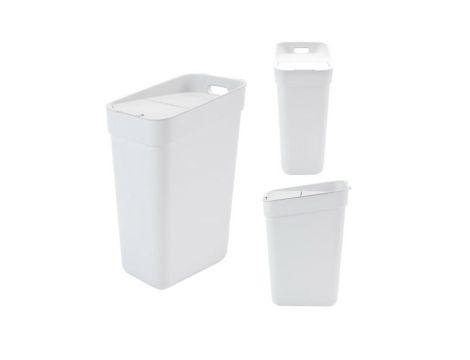 CURVER KOSZ DO SEGREGACJI ŚMIECI 30L  /BIAŁY/ JASNY SZARY
