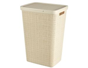 CURVER KOSZ NA BIELIZNĘ JUTE 58L/KREMOWY