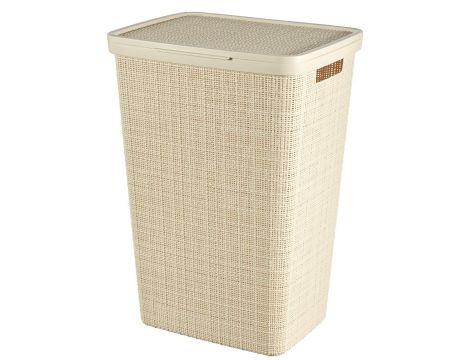 CURVER KOSZ NA BIELIZNĘ JUTE 58L/KREMOWY