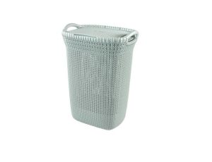 CURVER KOSZ NA BIELIZNĘ KNIT 57L   /SZAROBŁĘKITNY