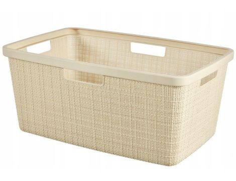 CURVER KOSZ NA PRANIE 46L  /PUDROWY RÓŻ