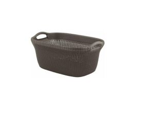 CURVER KOSZ NA PRANIE KNIT 40L BRĄZOWOSZARY