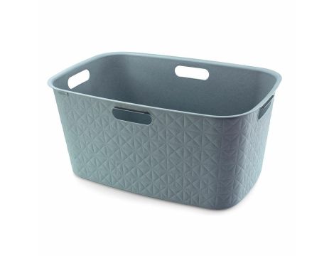 CURVER KOSZ NA PRANIE TURKUSOWY SOFTEX 45L