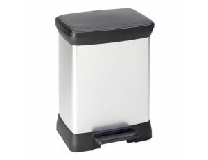 CURVER KOSZ NA ŚMIECI DECO BIN 30L   /IML METALIZOWANY