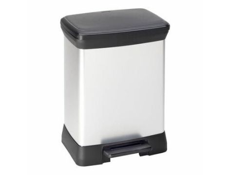 CURVER KOSZ NA ŚMIECI DECO BIN 30L   /IML METALIZOWANY