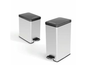 CURVER KOSZ NA ŚMIECI SLIM BIN 25L   /IML METALIZOWANY