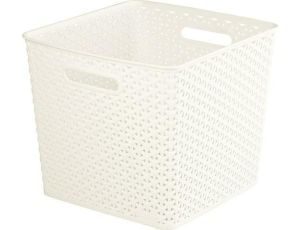 CURVER KOSZYK KWADRATOWY 25L  /KREMOWY