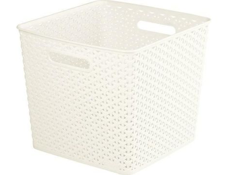 CURVER KOSZYK KWADRATOWY 25L  /KREMOWY