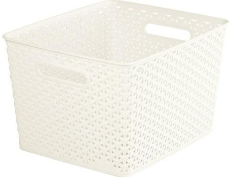 CURVER KOSZYK L 18L  /KREMOWY