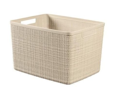 CURVER KOSZYK L 20L  /KREMOWY