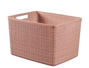 CURVER KOSZYK L 20L  /PUDROWY RÓŻ