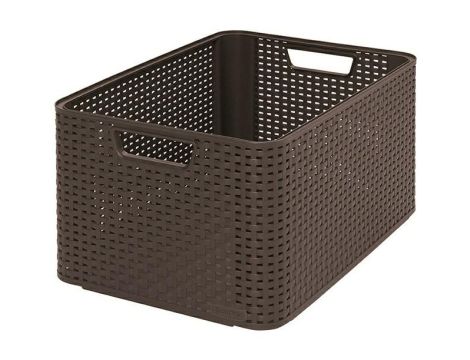 CURVER KOSZYK L 30L  /CIEMNY BRĄZ