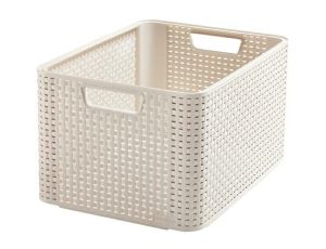 CURVER KOSZYK L 30L  /KREMOWY