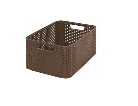 CURVER KOSZYK M 18L  /CIEMNY BRĄZ