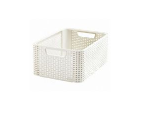 CURVER KOSZYK M 18L  /KREMOWY