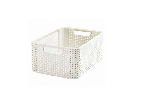 CURVER KOSZYK M 18L  /KREMOWY