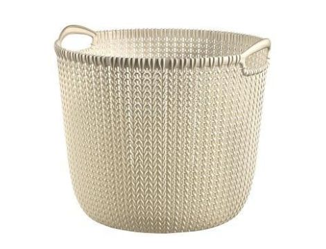 CURVER KOSZYK OKRĄGŁY L 30L  /KREMOWY