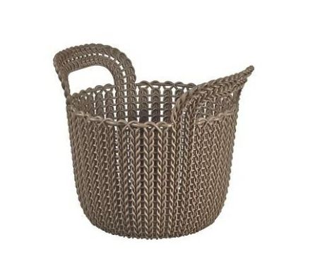 CURVER KOSZYK OKRĄGŁY XS 3L/BRĄZOWOSZARY