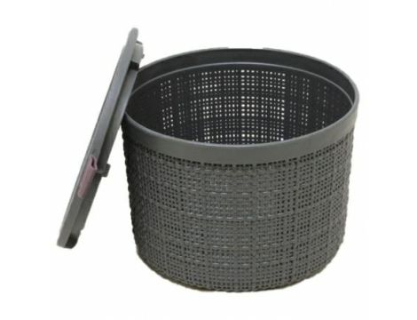 CURVER KOSZYK OKRĄGŁY Z PRZYKRYWKĄ 2L  /CIEMNY SZARY