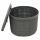 CURVER KOSZYK OKRĄGŁY Z PRZYKRYWKĄ 2L  /CIEMNY SZARY