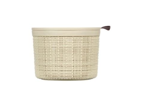 CURVER KOSZYK OKRĄGŁY Z PRZYKRYWKĄ 2L  /KREMOWY