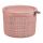CURVER KOSZYK OKRĄGŁY Z PRZYKRYWKĄ 2L  /PUDROWY RÓŻ