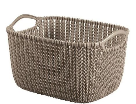 CURVER KOSZYK PROSTOKĄTNY S 8L/BRĄZOWOSZARY....