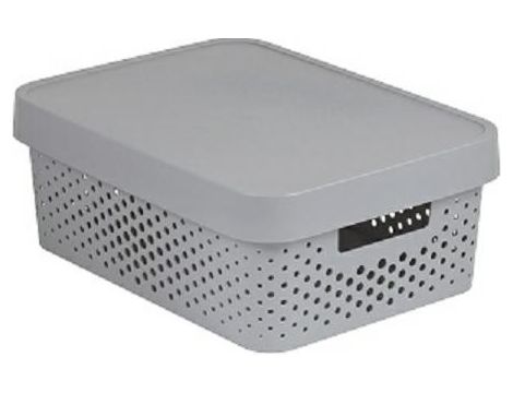 CURVER POJEMNIK AŻUR INFINITY 11L / JASNY SZARY