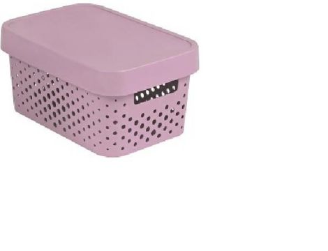 CURVER POJEMNIK AŻUR INFINITY 4,5L  Z PRZYKRYWKĄ/RÓŻOWY