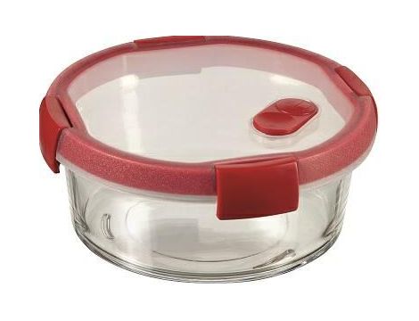 CURVER POJEMNIK COOK OKRĄGŁY 1,2L /TRANSPARENTNY/ CZERWONY