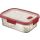 CURVER POJEMNIK COOK PROSTOKĄTNY 0,9L /TRANSPARENTNY/ CZERWONY