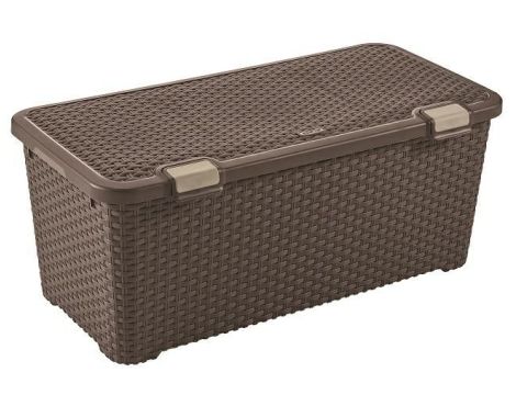 CURVER POJEMNIK DO PRZECHOWYWANIA 72L CIEMNY BRĄZ