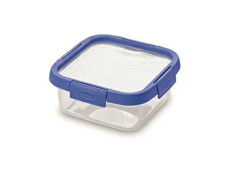 CURVER POJEMNIK NA ŻYWNOŚĆ KWADRATOWY SMART FLEXI 0,9L /TRANSPARENTNY/ NIEBIESKI