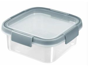 CURVER POJEMNIK NA ŻYWNOŚĆ KWADRATOWY SMART FRESH 0,9L/TRANSPARENTNY/SZAROBŁĘKITNY